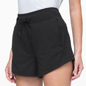 Lululemon Inner Glow short 3” modal, black, sz 10